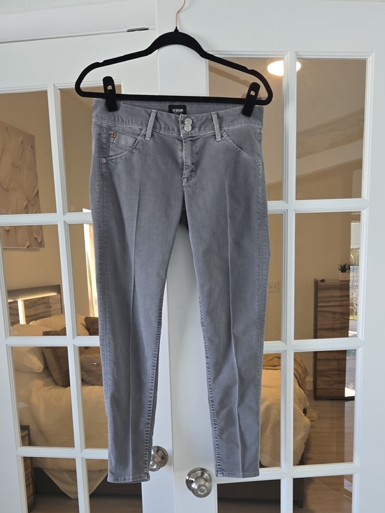 Hudson Jeans Denim - Hudson Jeans Grey Denim Waistband with Branded Label